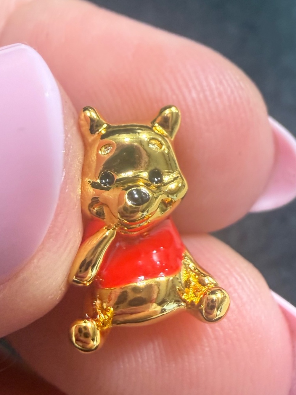 Authentic Pandora Winnie the Pooh Charm - 14k gold plating
